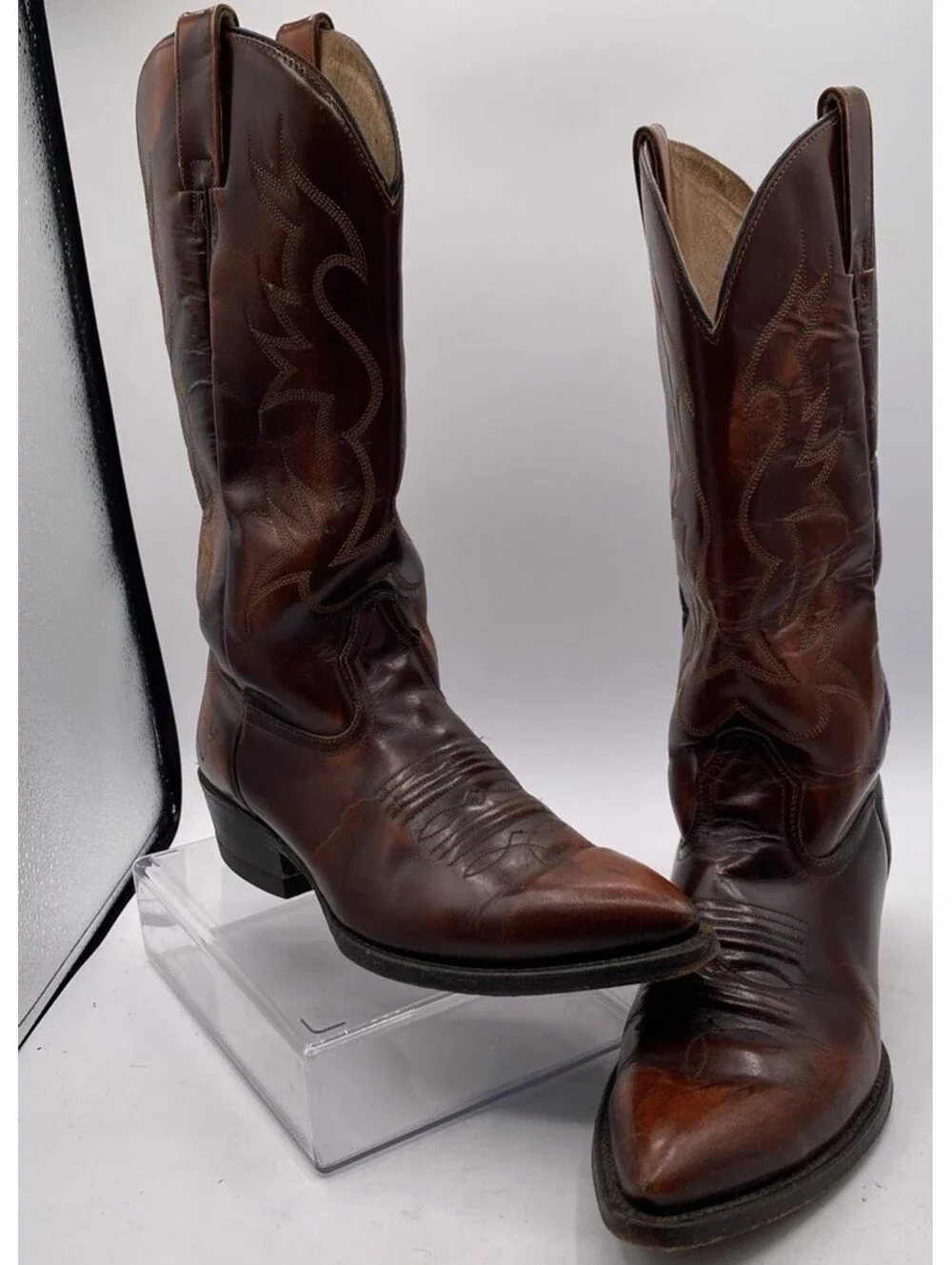 El General Cowboy Boots Mens 9 Womens 10.5 Made in Mexico Size 27.5